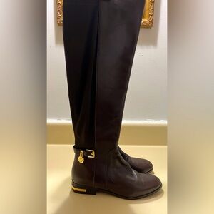Michael Kors dark brown boots